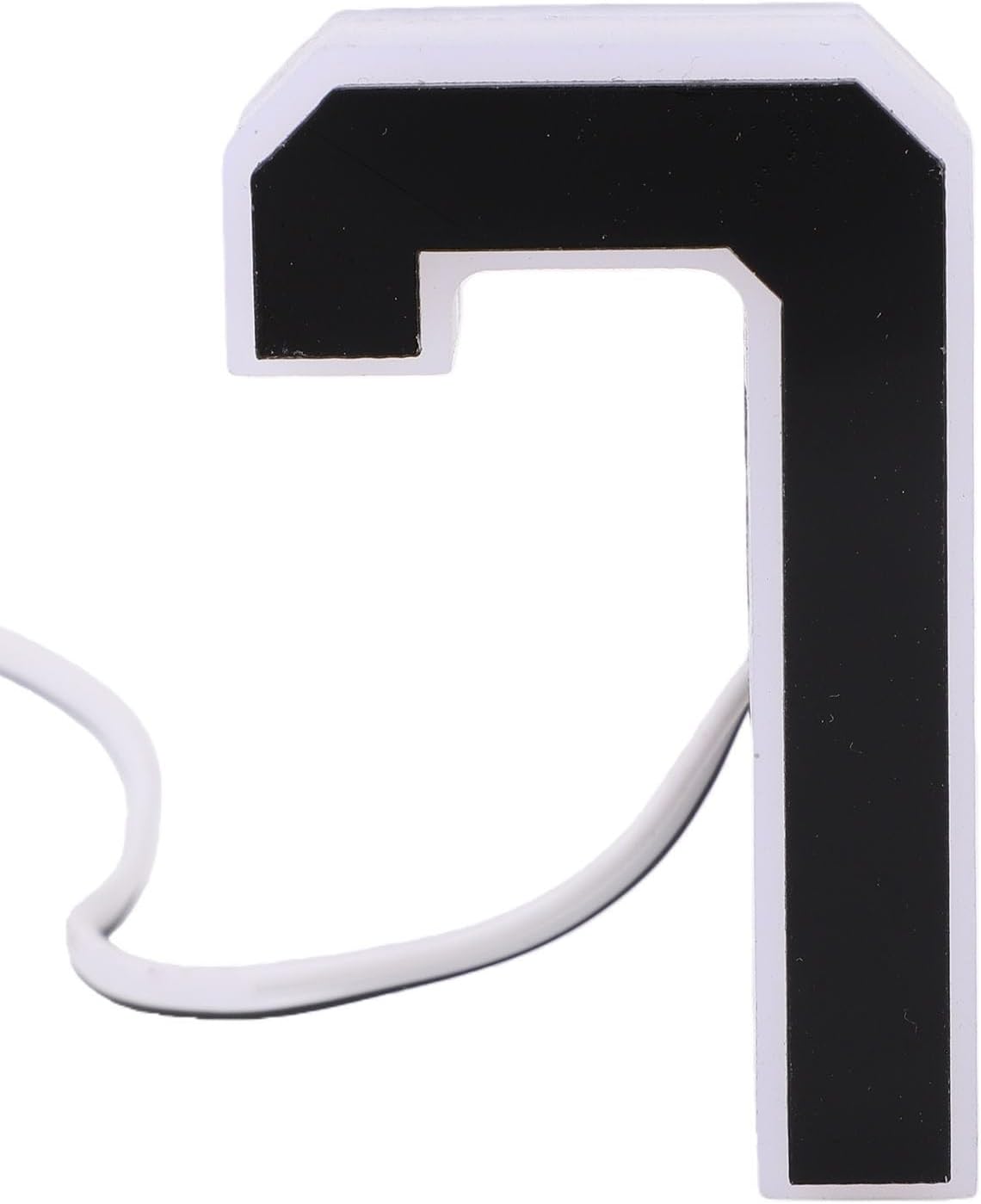 Elegante, Beleuchtete Hausnummer Mit Warmem Licht, Led-adressnummer Für Geschäfte Und Wohnhäuser, Verstellbare Größe, 6,75 Cm (2,66 Zoll), Acryl