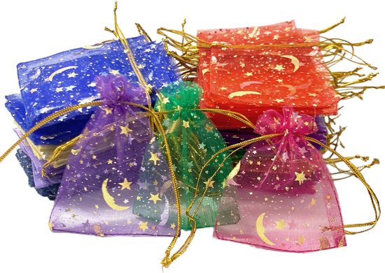 100 Organza-geschenktüten, Kleine Tüten Für Hochzeiten, Partys, Feste Und Spiele
