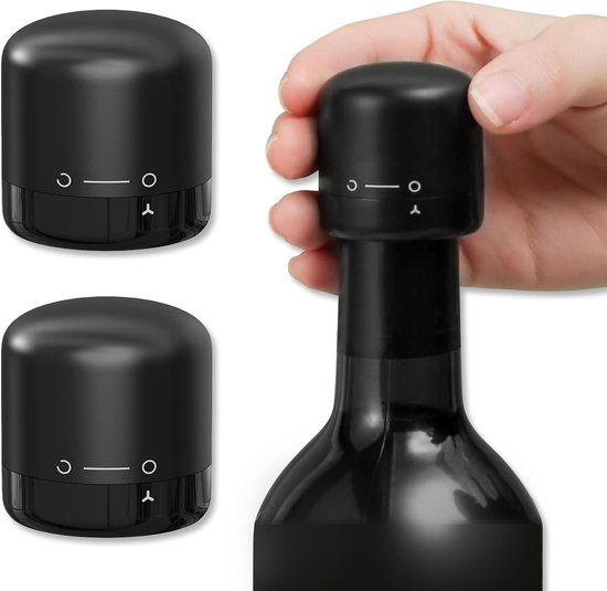 2 Weinstopper Wiederverwendbare Weinstopper Silikon-weinstopper Verlängert Die Haltbarkeit Und Hält Wein Frisch Passend Für Alle Gängigen