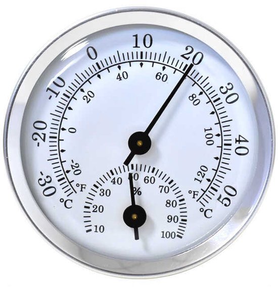 3-teiliges Set Mit Hygrometer Thermometer Feuchtigkeitssensor Überwachungsdetektor Und Analogem Thermometer Für Feuchte Umgebungen Wie Terrassen