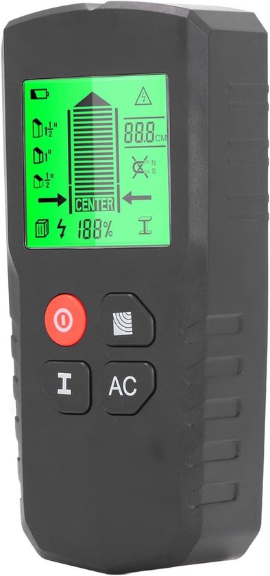 5-in-1 Balkensucher, Wandscanner Mit Lcd-display, Empfindlich Für Holz, Rohre, Metall Und Wechselstrom, 5 Scanmodi