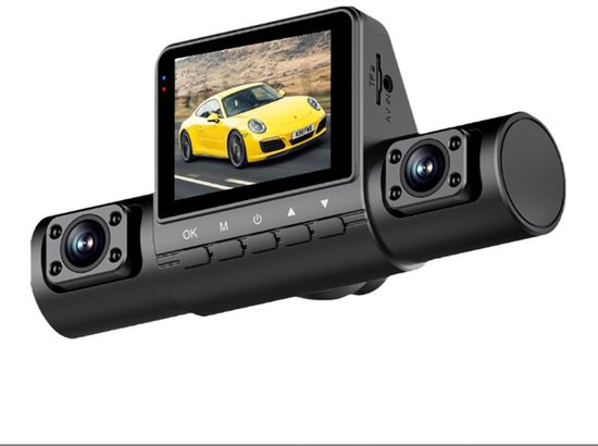 Auto-dvr-dashcam 1080p Nachtsicht Parküberwachung 4 Kameras Fahrer