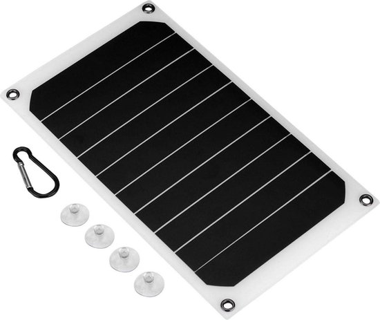 Watt Solarpanel-akkuladegerät Solarenergiebank Tragbares Solarladegerät Usb 5v Ausgang Ip64 Wasserdicht Mobiltelefone Tablets Elektronische