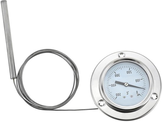Allecto Plus - Ofenthermometer Mit Edelstahlsonde Für Backöfen Und Grills Bis 500 °c