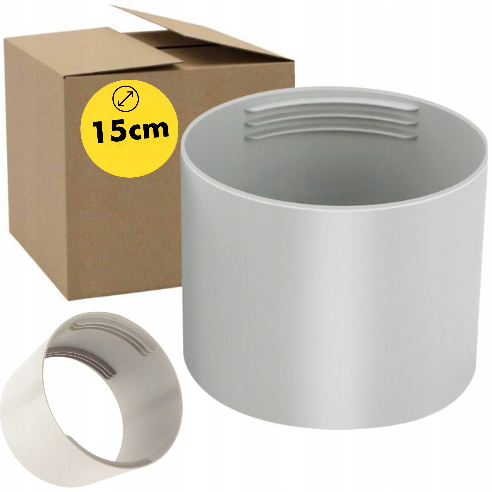 Adapter – Externer Anschluss Für Schläuche Tragbarer Klimaanlagen 15 Cm