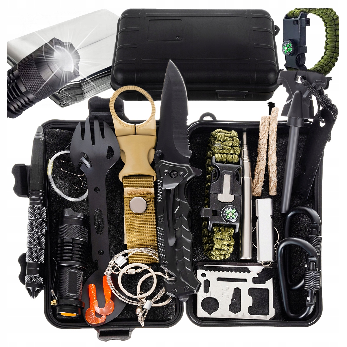[packung][1] Militärisches Touristen-überlebensset D840