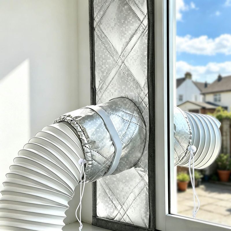 250 Cm Schiebetürdichtung Für Mobile Klimaanlagen – 3 Verdickte Lagen Aus Aluminium, Baumwolle Und Oxford-gewebe, 100 % Wasserdicht, Wärmeisolierend, Kein Kaltluftverlust Für Schiebetüren/fenster Aus