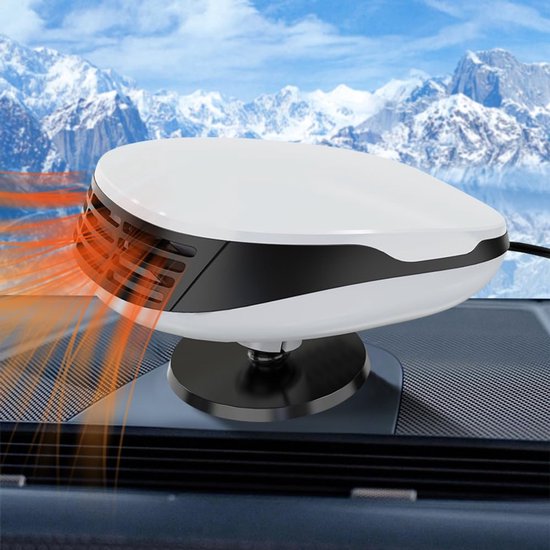 Auto-heizlüfter – 12 V, 120 W, Tragbar, Mit 2-in-1-funktion (kühlen Und Heizen), Autoheizung, Windschutzscheibenenteiser, Entfroster Mit 360°-drehfuß