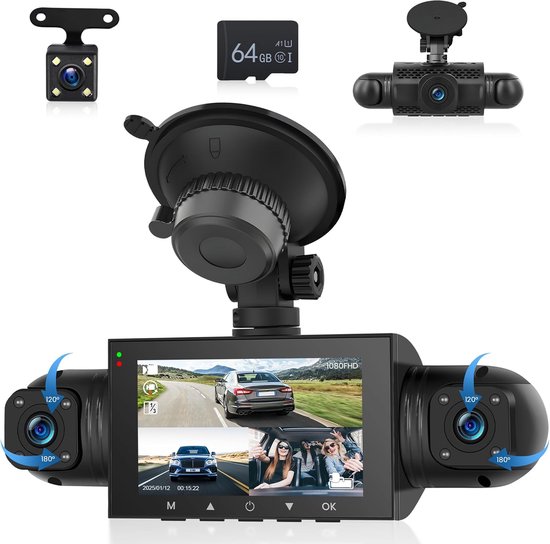 4-kanal-autokamera Mit 360°-rundumsicht, 4 Kameras Mit Fhd 1080p-auflösung, Vorne Und Hinten, Links Und Rechts