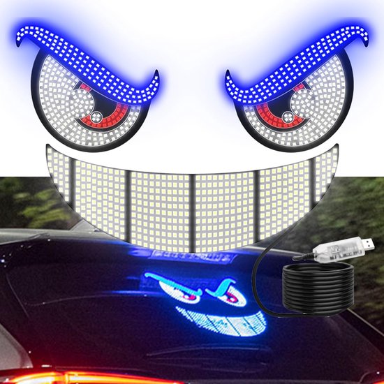 Led-beleuchtung: Teufelsaugen Und -lächeln – 11 Modi – Usb