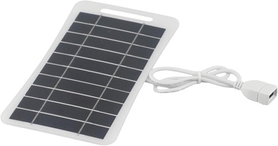 2w 5v Solarpanel-ladegerät Mit Usb-ausgang Für Mobiltelefone Im Außenbereich, Solar-gartenbeleuchtung Und Kleine Gleichstrombatterien