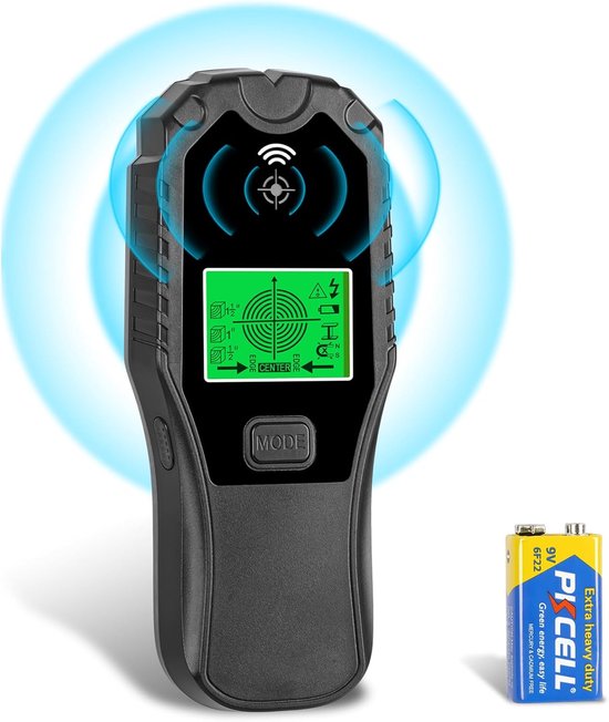Stromleitungsdetektor, Wandmetalldetektor, Balkensucher Mit Lcd-display, Geeignet Für Holz, Wechselstrom Und Metall