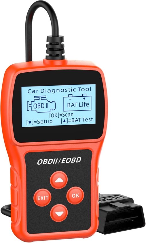 Obd2-scanner Automatischer Fehlercodeleser Motordiagnosegerät Motorfehlercode-reset Live-daten Standbildansicht Für Obd Ii Eobd Jobd Can Ab 1996