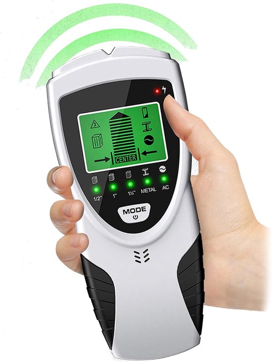 Wanddetektor, 5-in-1-wandscanner, Metallrohrdetektor Mit Lcd-bildschirm, Zur Erkennung Von Holz, Metall Und Drähten In Wänden