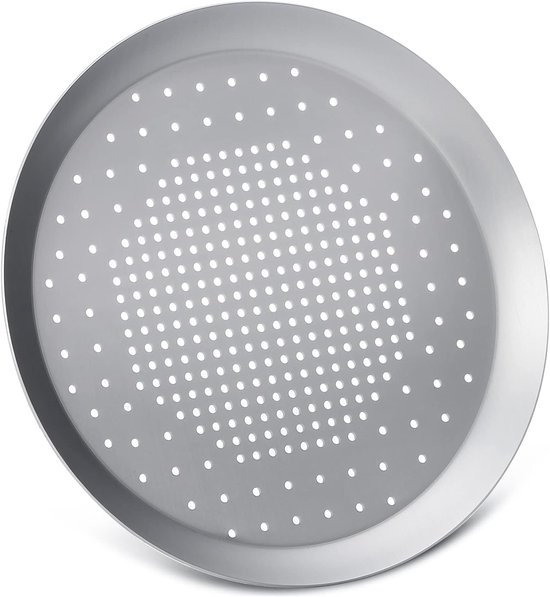 Pizzablech Mit Löchern, 21,6 Cm (8,5 Zoll) Rundes Aluminium-pizzablech, Pizza-crisper-pfanne, Pizza-backblech Für Die Küche Zu Hause Oder Im Restaurant