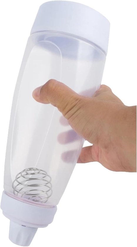 1000-ml-sprühflasche Für Cr Pe-teig Cr Pe-shakerflasche Tragbarer Teigmischer Teigsprühflasche Kunststoff-sprühflasche Mit Kugelrührer Geeignet