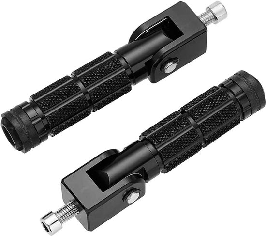 M8 Universelle Klappbare Motorrad-fußrasten 2-teilige Rutschfeste Aluminiumpedale Geeignet Für Elektro-motorräder 90 Klappbarer Fußrastenschaft 8 8 Mm