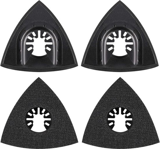Delta Schleifpad - 80 Mm - Multi-tool-aufsatz - 4 Stück