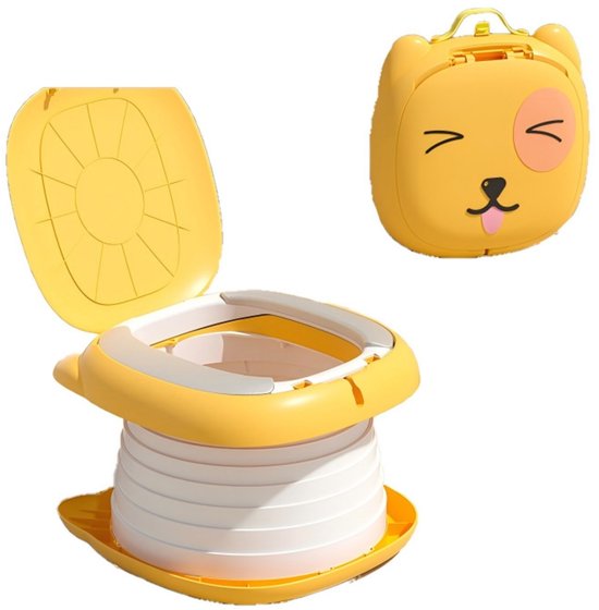 Faltbare Kindertoilette 24 X 17 Cm Tragbare Reisetoilette Faltbare Autotoilette Nottoilette Fürs Camping Tragbares Töpfchen Geeignet Für Auto