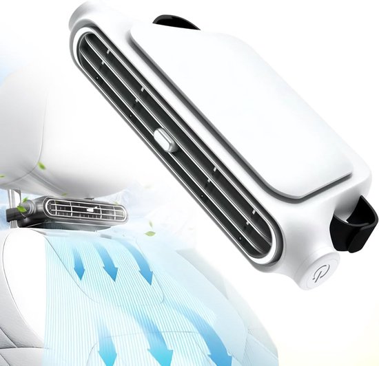 Autositzventilator Rückenlehnenventilator Autositzventilator Mit Einstellbarer Windgeschwindigkeit Kühlung Der Rücksitze Geeignet Für Alle Autos