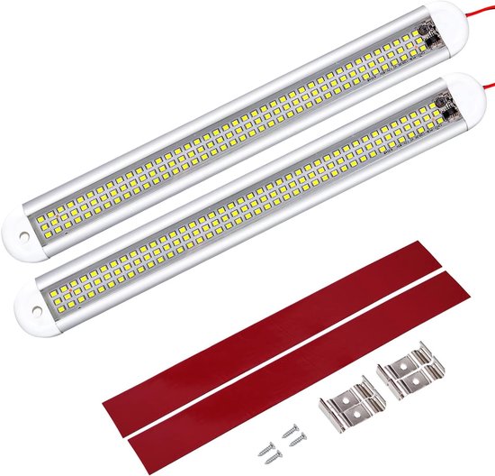 120-led-autoinnenraumleuchte 12-volt-led-lampe Für Wohnmobile 12-v-led-leiste Mit Schalter Und 2 Verlängerungskabeln Led Für Auto Van Bus Boot 2