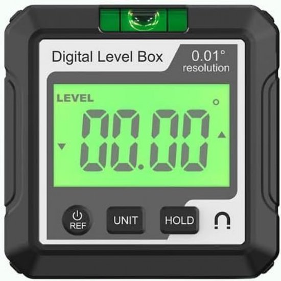 Magnetischer Digitaler Neigungsmesser Vierseitiger Magnetischer Winkelmesser Genauigkeit 0 01 Automatische Datenspeicherung Und Geeignet Für 0,01