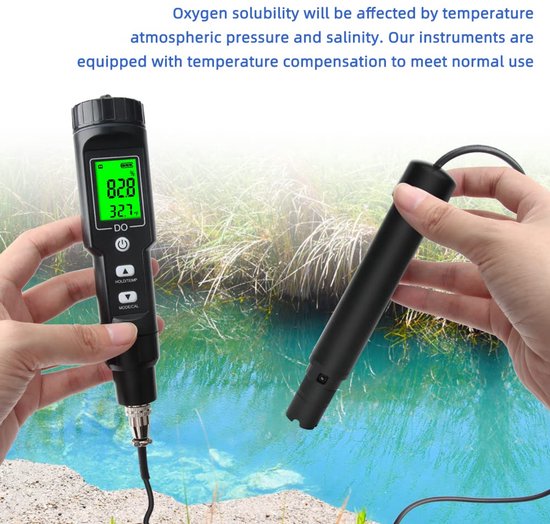 Digitales Sauerstoffmessgerät – 0,0–30,0 Mg/l – Für Aquarium Und Aquakultur