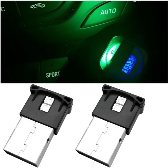 Usb-ambientebeleuchtung 8-farbig Einstellbare Rgb-led-autobeleuchtung Helligkeit Über Usb-anschluss Einstellbar Stimmungslicht Für Den Innenraum