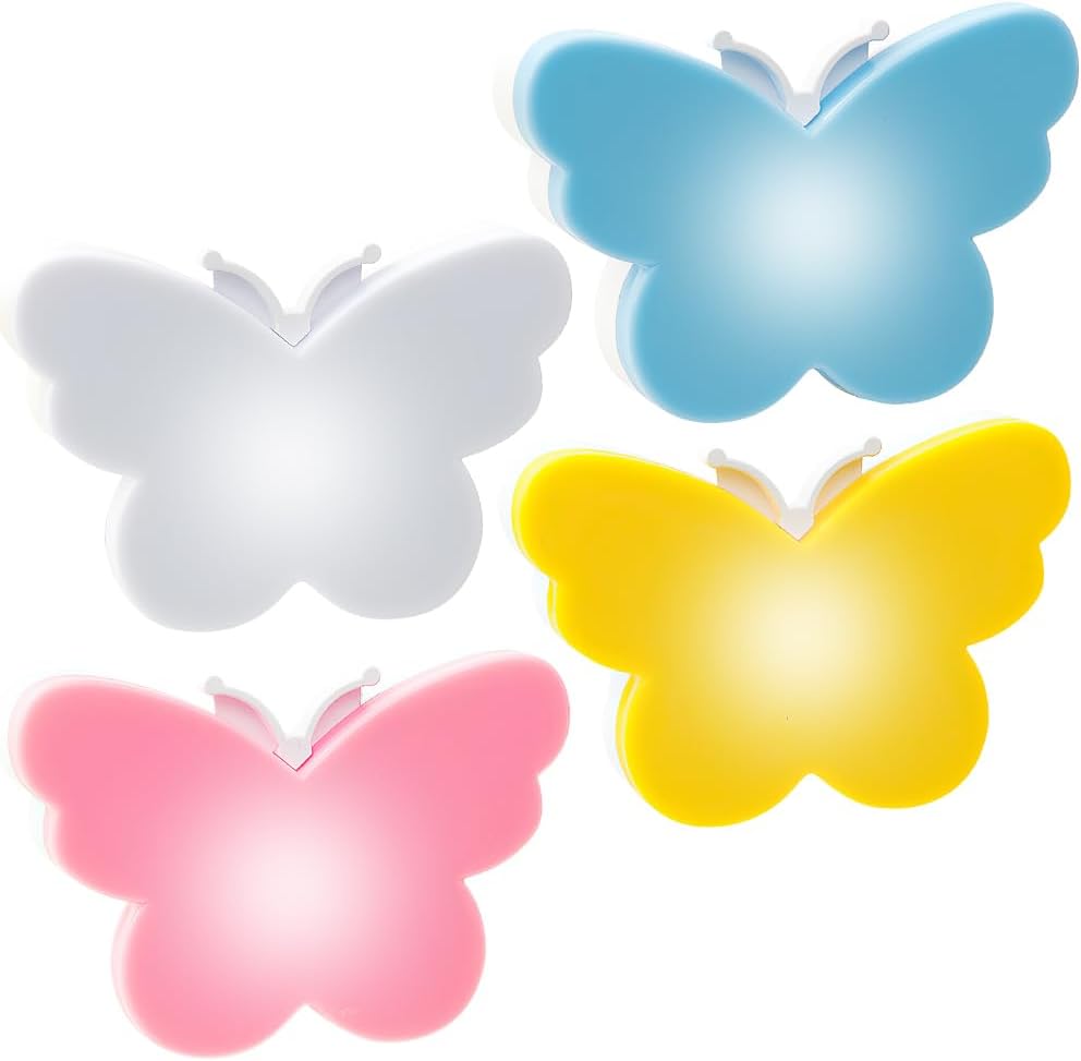 Led-nachtlicht Für Kinder, 4er-pack Kindernachtlichter Für Steckdosen, Tragbares Nachtlicht Für Kinder Mit Dämmerungssensor, Niedliches Deko-geschenk Für Schlafzimmer, Flur, Treppenhaus, Wohnzimmer (s