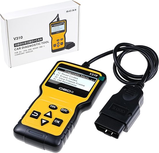 Obd2-scanner – Fahrzeugdiagnosegerät Für Alle Obd2/can-fahrzeuge – Motorfehlercodierer – Motorkontrollleuchten-reset – Echtzeitdaten