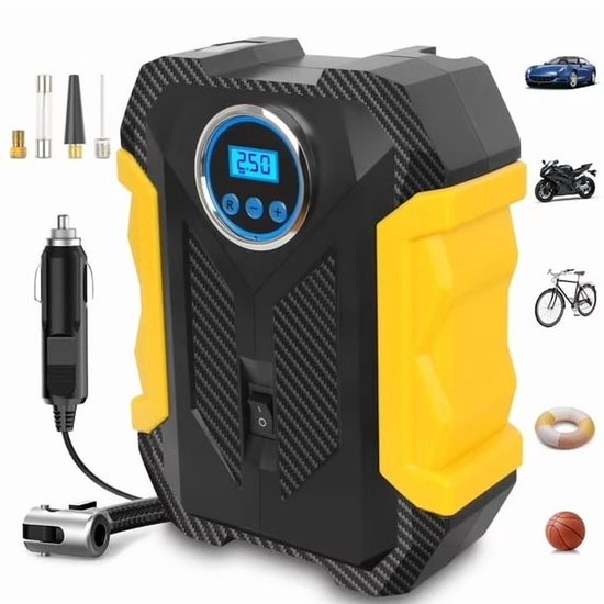 12v Gleichstrom-reifenpumpe, Automatische Abschaltung, 150 Psi Tragbarer Reifenkompressor Für Autos.