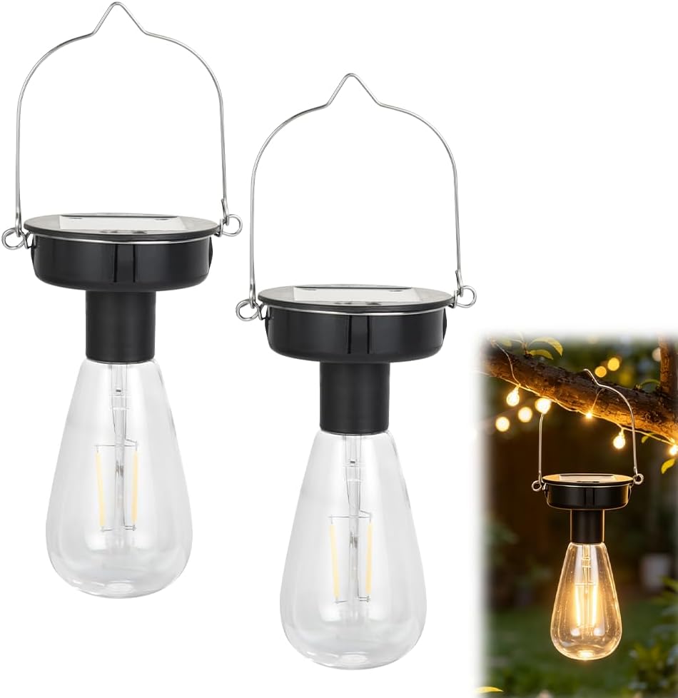 2er-pack 8-cm-solar-gartenlampen, Ersatz-solarleuchten Mit Hellen Led-lampen, Solarleuchten Für Die Gartendekoration