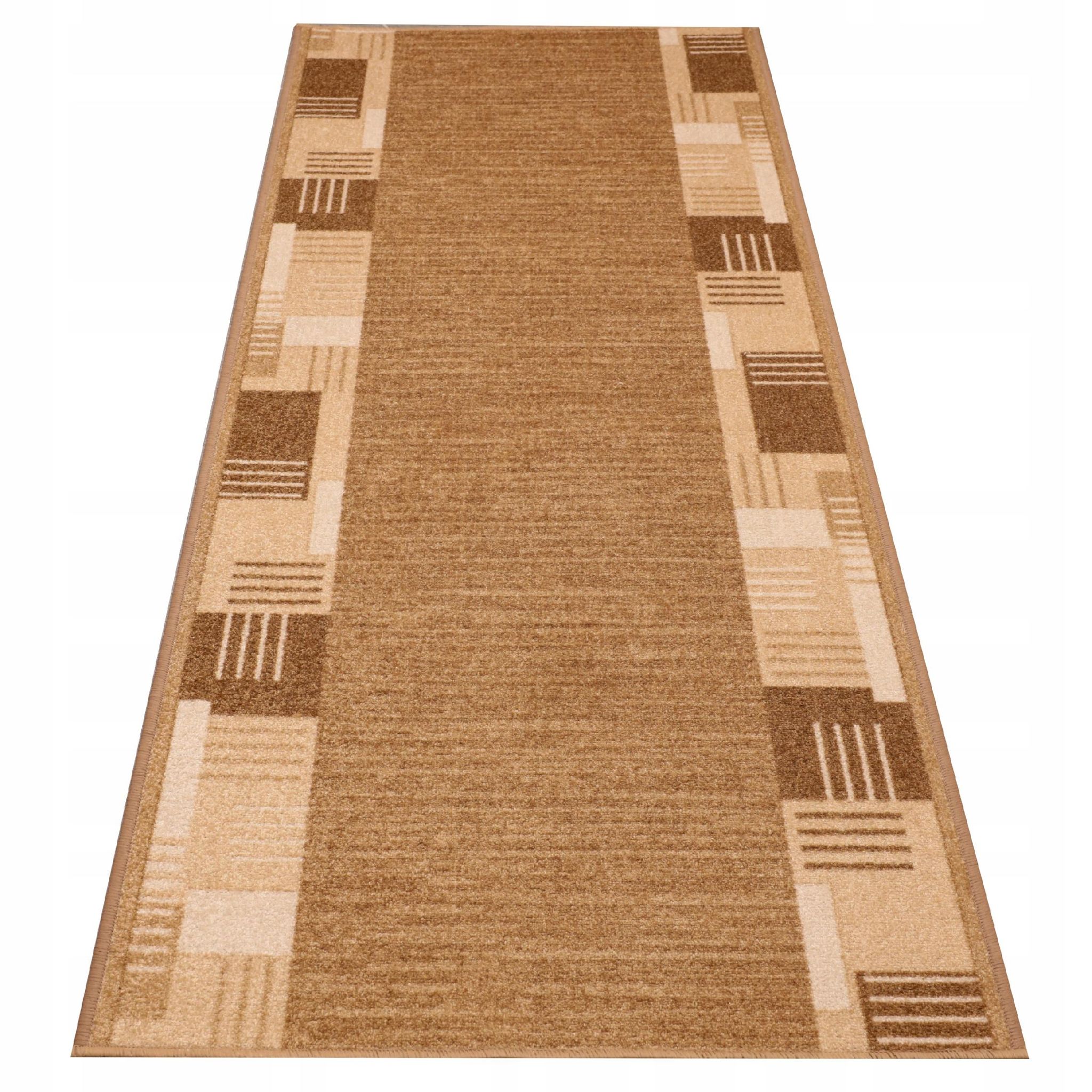 [7] Gummierter Teppichläufer Monte Beige 80 X 150 Cm D7495