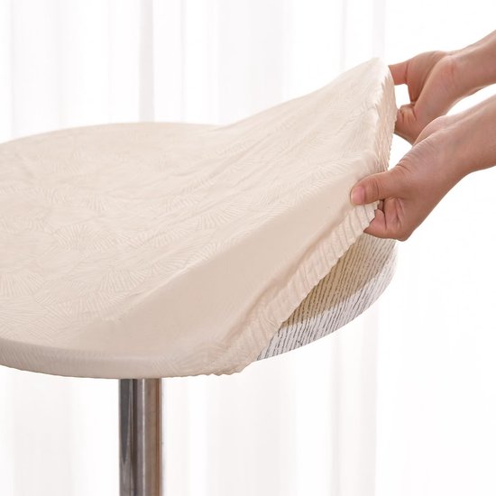 Runde Tischdecke – 60 Cm – Beige