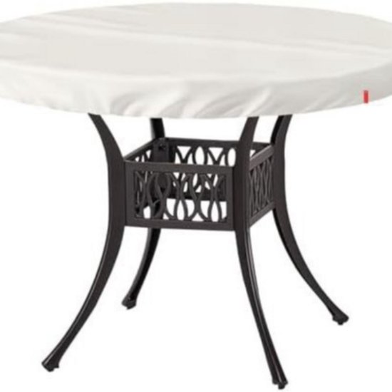 Runder Tischschutz – Maße: 91,48 X 10,16 Cm – Geeignet Für Gartenmöbel, Gartentische Und Tischplatten – Beige