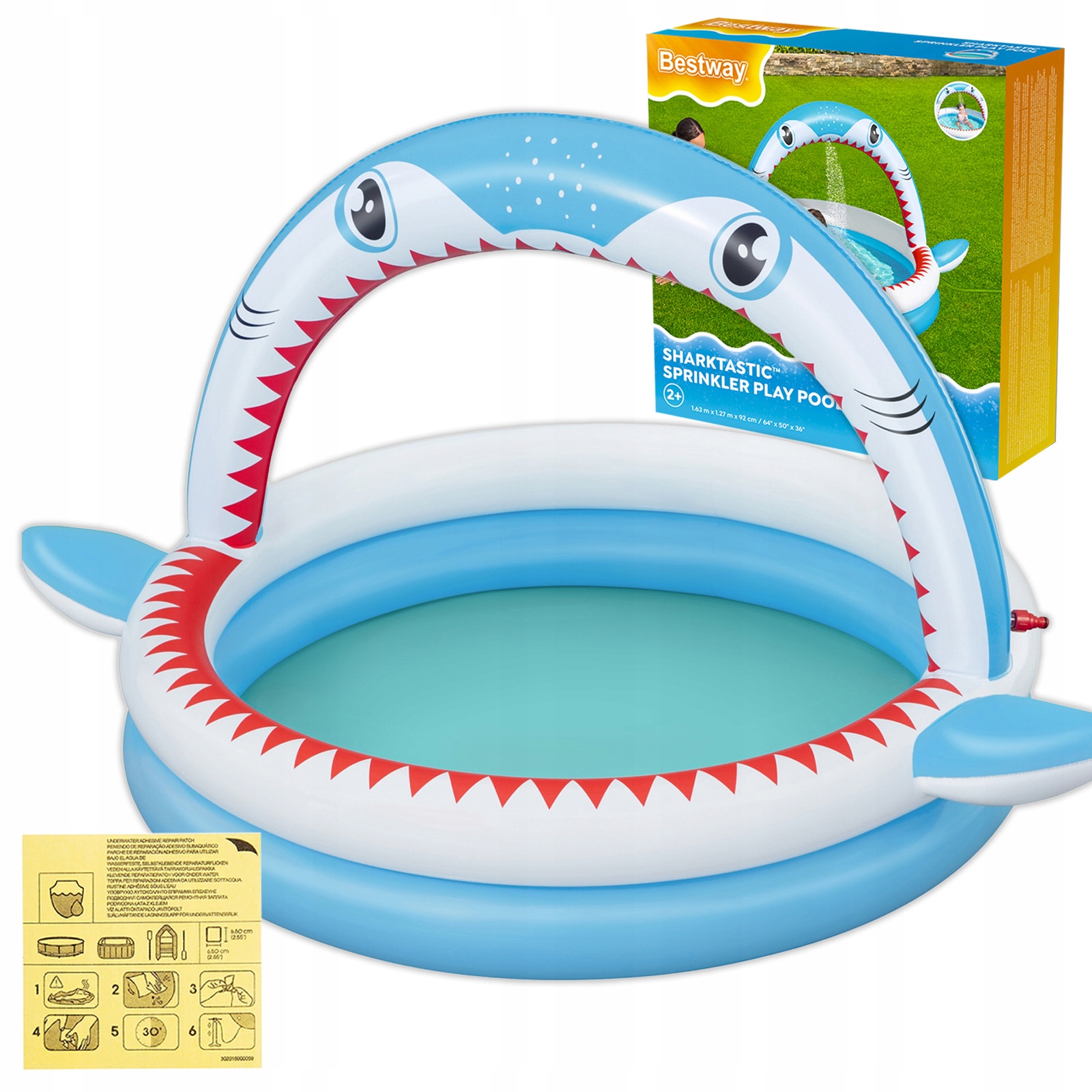 [pacza] Aufblasbarer Pool Mit Sprinkleranlage Bestway 53157 K316
