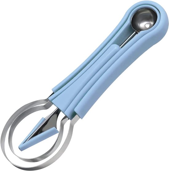 Obstschneideset – Melonenwerkzeug – Obstzubereitung – 4-in-1 Multifunktional – 227 Cm – Blau