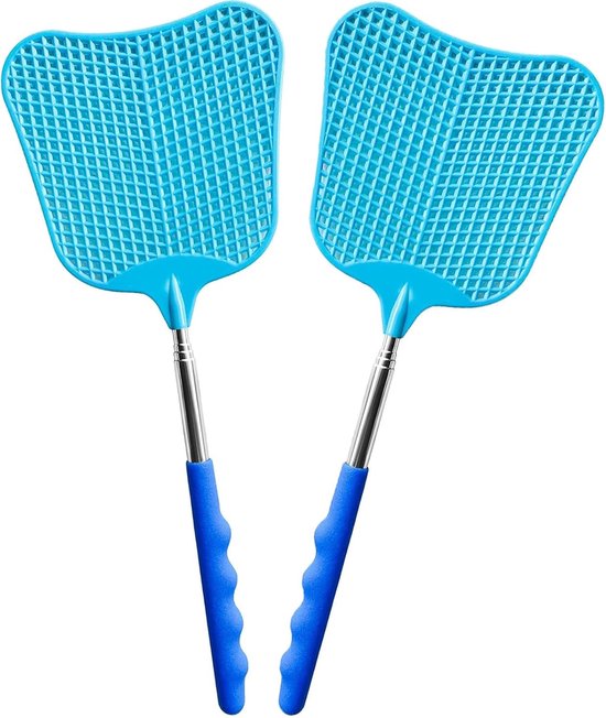 Robustes Set Mit Langlebigen, Ausziehbaren Edelstahlgriffen, Geeignet Für Zuhause, Klassenzimmer Und Büros (innen Und Außen), 2-teilig, Blau