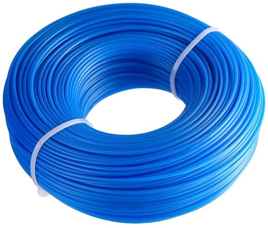 Von Shayne – Universeller Schneiddraht – Nylondraht – 100 Meter Lang – Blau – Für Rasentrimmer – Ideal Für Die Gartenpflege – Sicher Und Langlebig