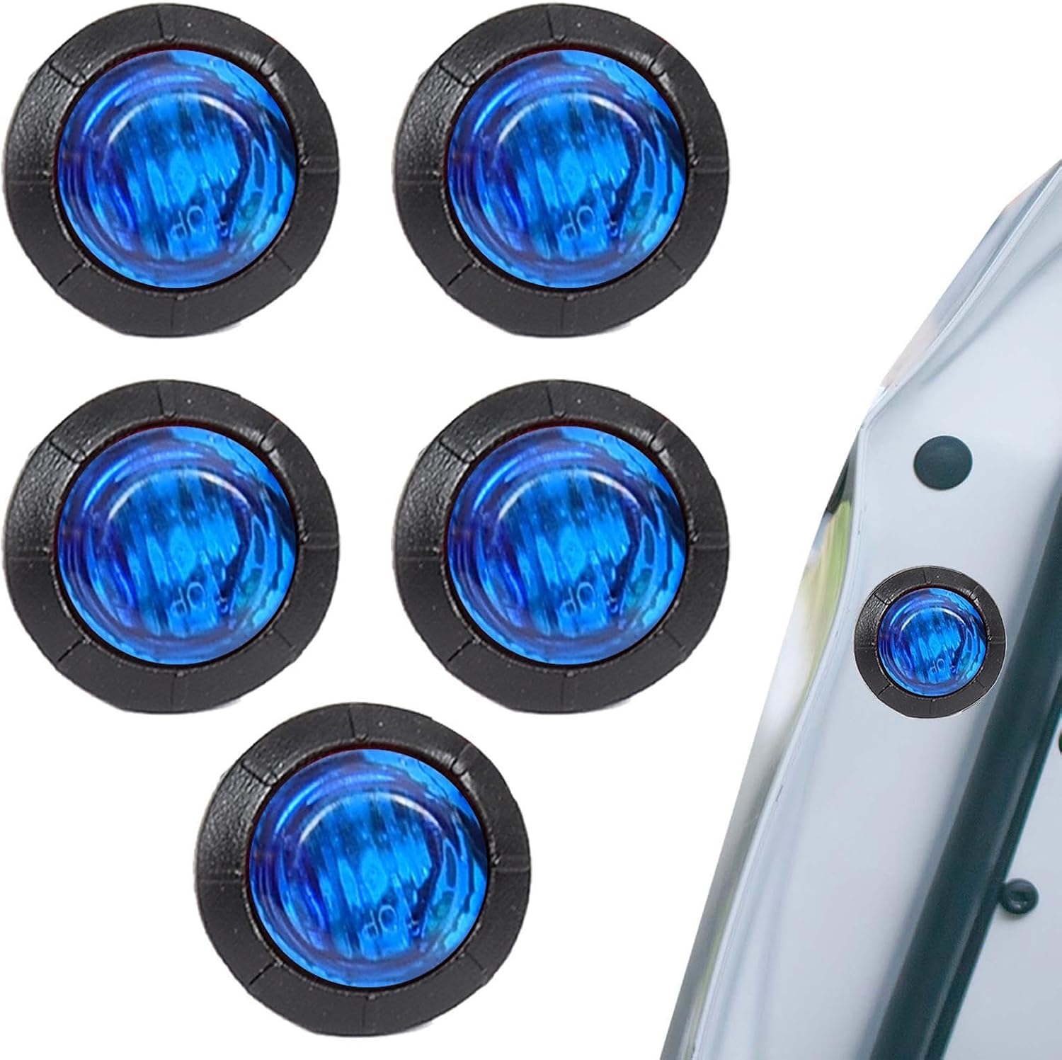 Led-seitenmarkierungsleuchten Für Lkw, Led-positionsleuchten Für Anhänger, Ip68 Anhängerpositionsleuchten Für Transporter, Pickups, Pkw Und Busse