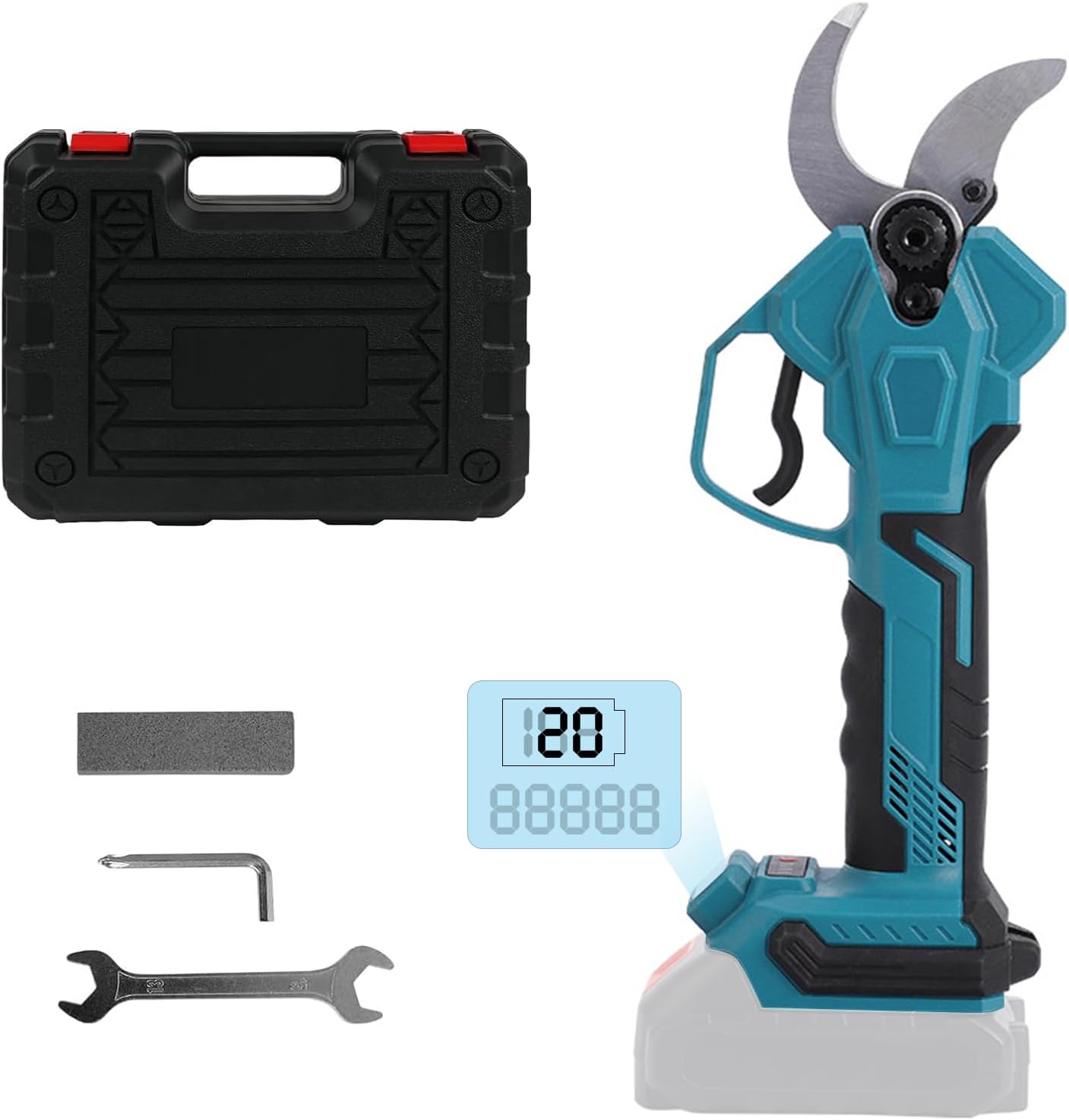 Akku-gartenschere Mit Bürstenmotor, 65 Mm Schnittdurchmesser Professionelle Gartenschere, Kompatibel Mit Makita 18v-akkus, Professionelle Schneidklinge, Geeignet Für Lcd-bildschirme