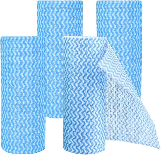 Küchentücher, Wiederverwendbare, Multifunktionale Küchentücher Aus Vliesstoff, Haushaltstücher Und Küchenreinigungstücher (blau)