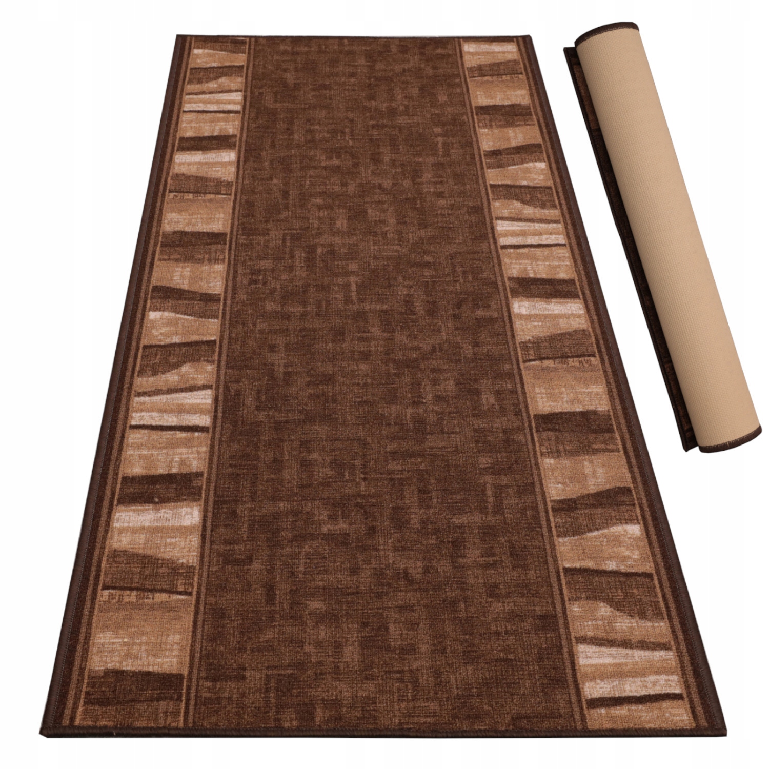 [5] Zorro Brown 100x220cm Anti-rutsch-teppich D7534