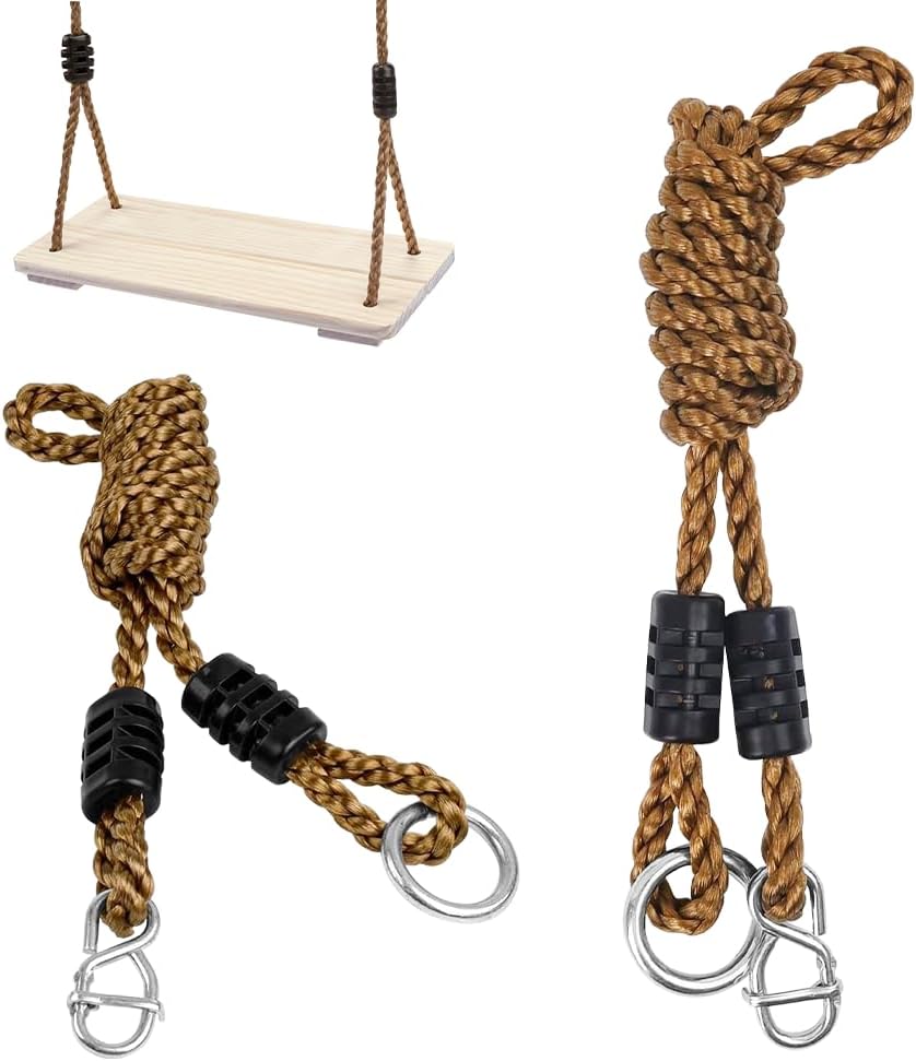 Verstellbare Schaukelseile, 2 Stück Verlängerungsseile Für Outdoor-schaukeln Mit 110-190 Cm Länge Und Aufhängung, Für Hängematten, Camping, Schaukeln