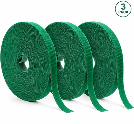 3-teiliges Set Zum Anbinden Von Gartenpflanzen Wiederverwendbares Bindeband Geeignet Für Kletterpflanzen Klett-kabelbinder Zum Binden Und Sichern 20