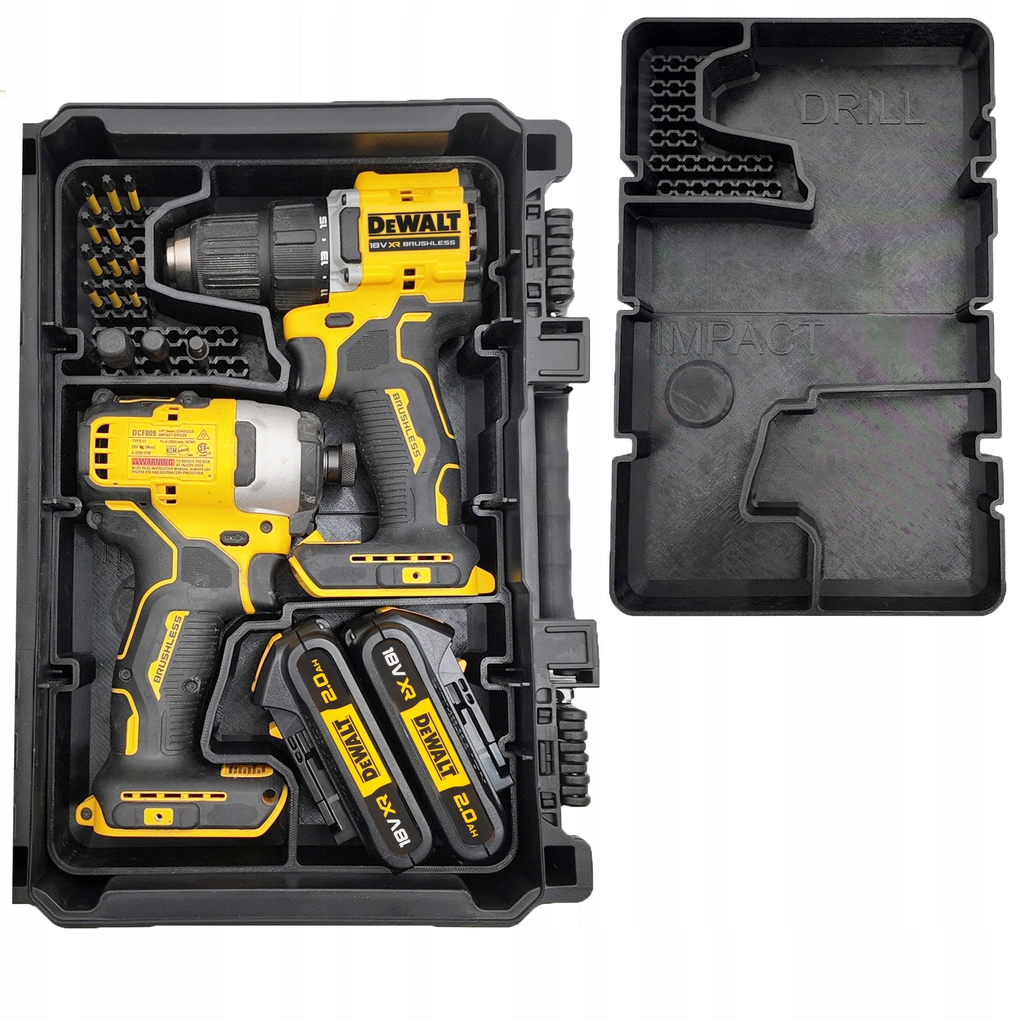 Organizer Für Dewalt Toughsystem 2.0 Schraubendreher Dcf809 Dcd794 3dmx