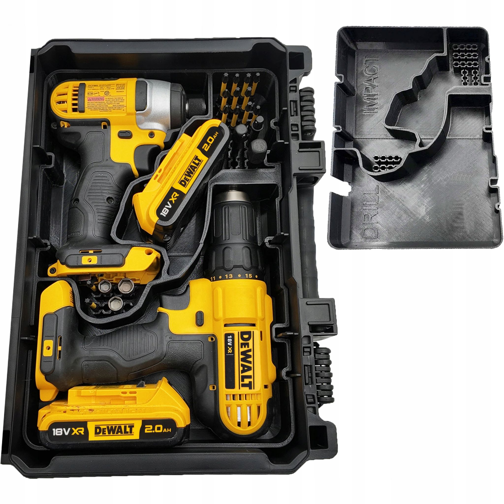 Organizer Dewalt Toughsystem 2.0 Für Schraubendreher Dcf885 Dcd771 3dmx