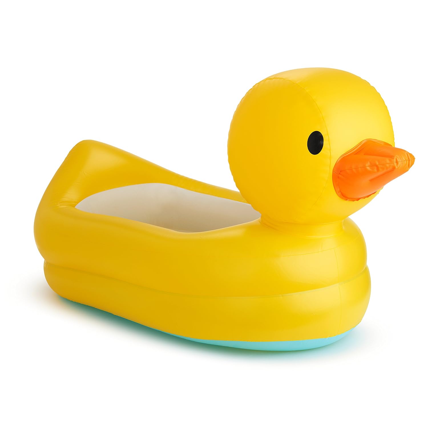 Aufblasbare Babybadewanne In Entenform Für Babys Von 6 Bis 24 Monaten – Ideal Für Zu Hause Oder Unterwegs – Klassische Gelbe Ente