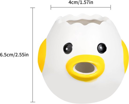 Eiertrenner Mit Cartoon-motiv Huhn Eiertrenner Keramik Kreativer Eiertrenner Aus Keramik Ideal Für Küche Backen Und Camping Perfektes Küchengerät