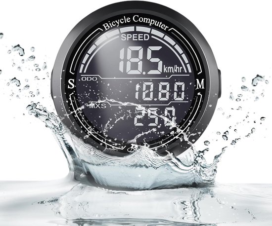 Fahrradcomputer Mit Kilometerzähler Und Geschwindigkeitsmesser Kabelloser Fahrradcomputer 2 2 Lcd-bildschirm Automatische Hintergrundbeleuchtung 2,2